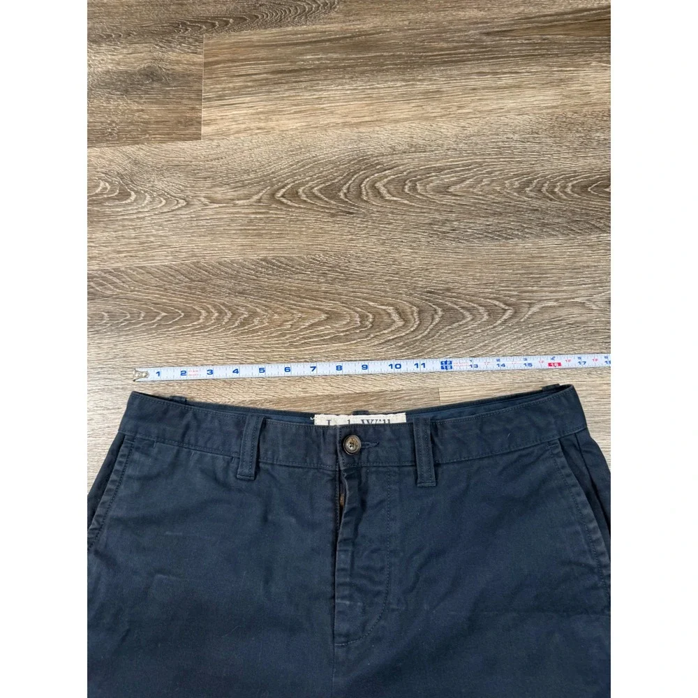 Jack Wills Shorts Mens Size 32 Navy Blue Chino‎ Cotton Twill Button Fly Preppy